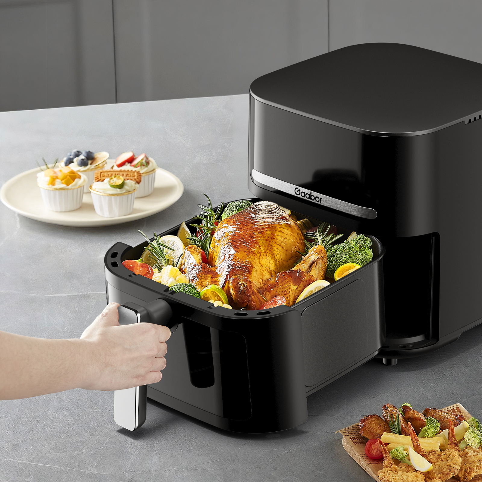 Nồi chiên không dầu AF-80T01A hiệu Gaabor