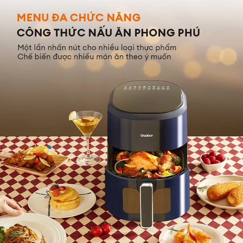 Nồi chiên không dầu 5L Gaabor GA-E5D01
