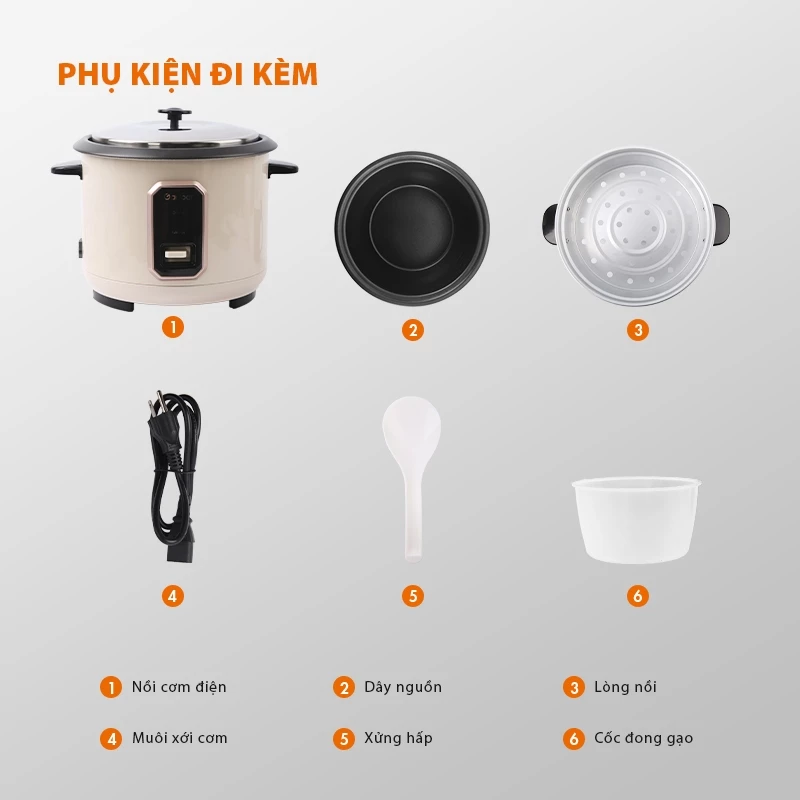 Nồi cơm điện 1.8L RC-40M01A Gaabor