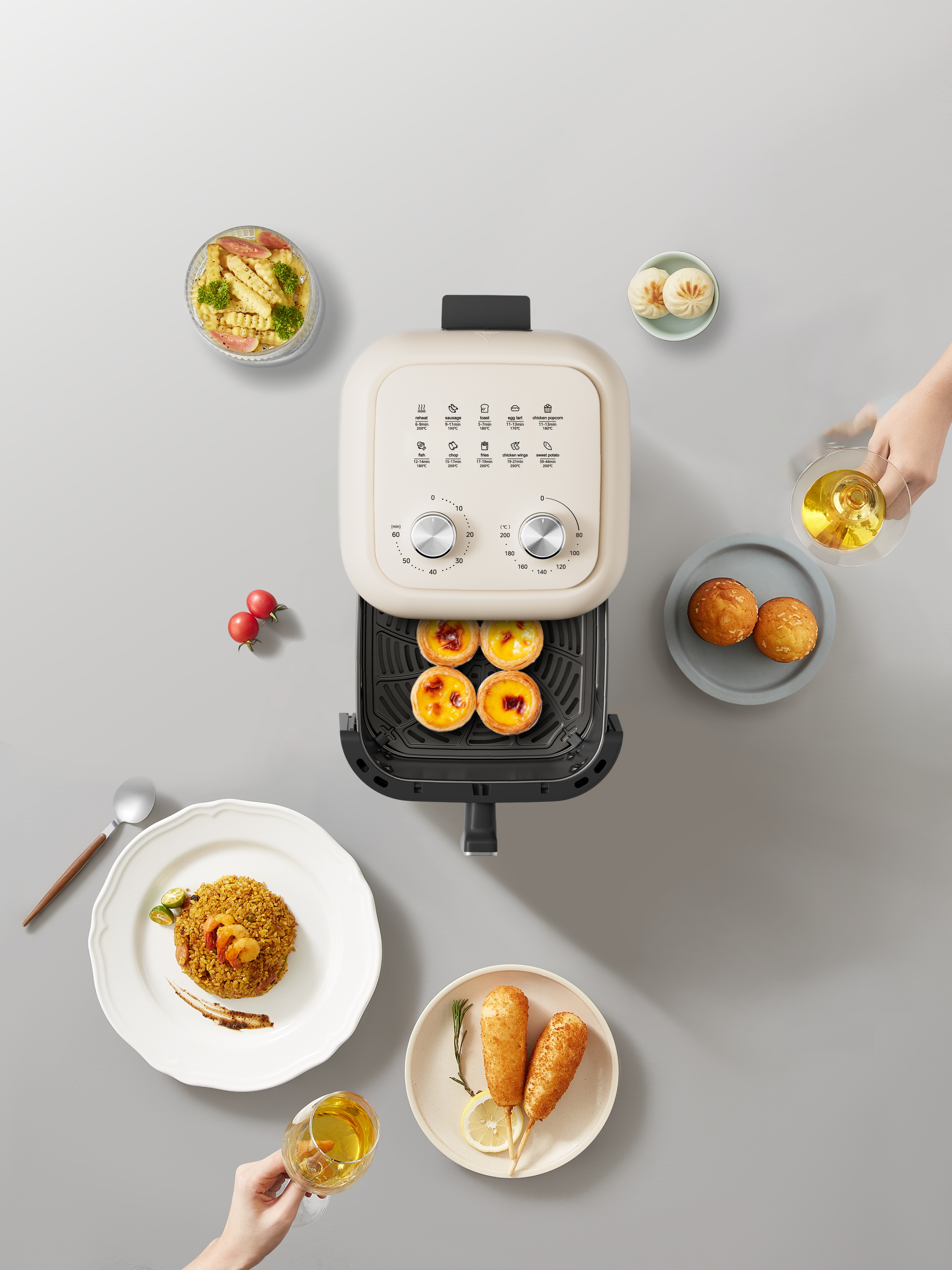 Nồi chiên không dầu AF-80M01A hiệu Gaabor